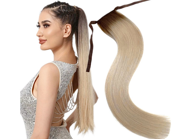 Coada de par Russian Hair Ombre #4/ #20